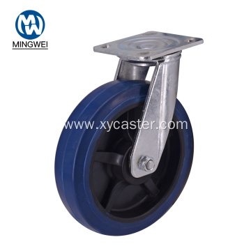 8 inch rubber wheel with Plastic core